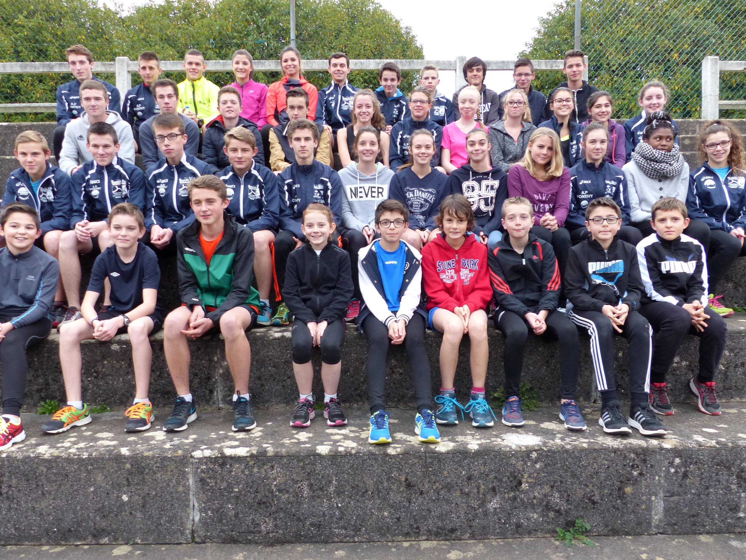 Entrainement du 24 10 15 club Athletisme Pays de Pontivy