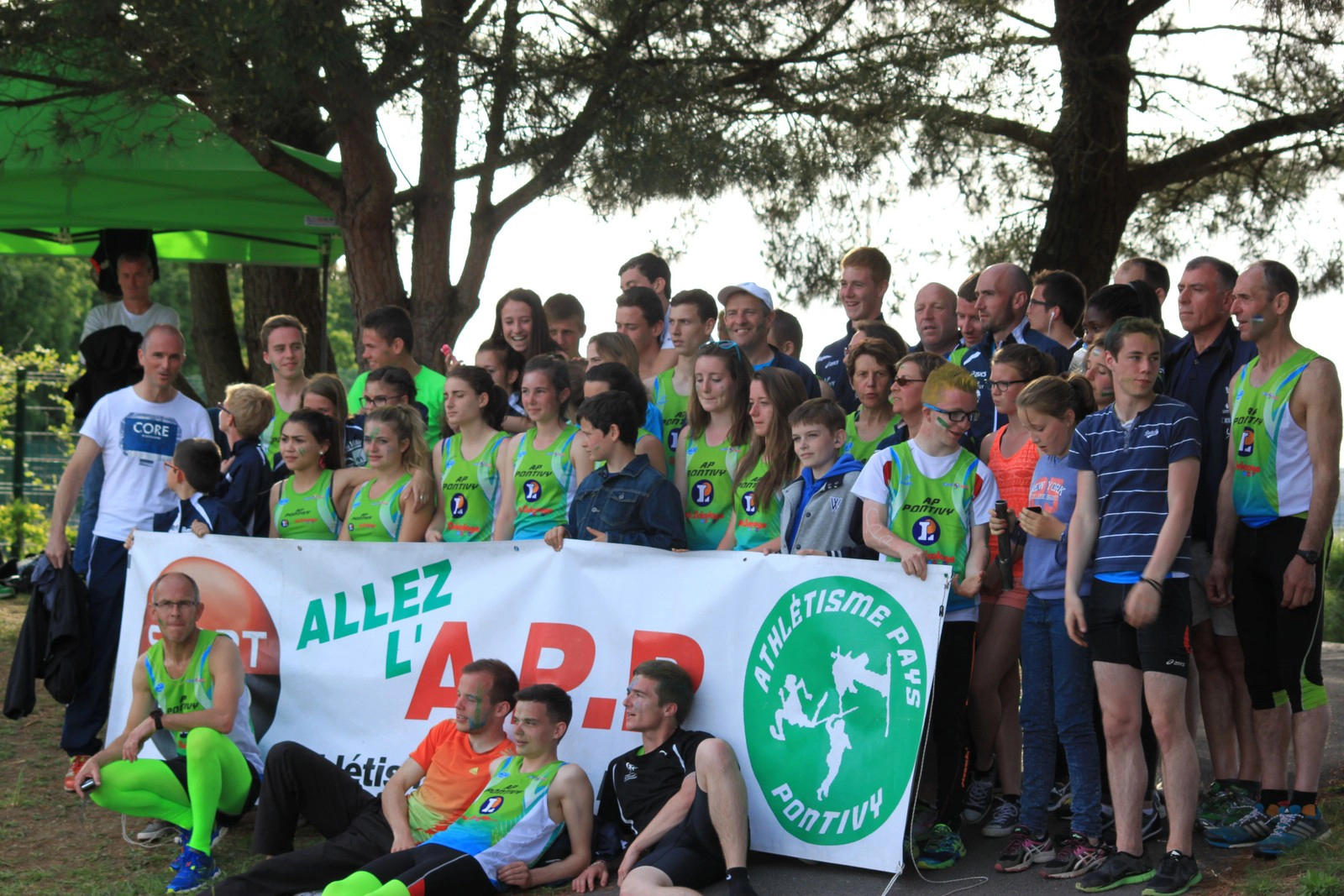 Equipe aux interclubs club Athletisme Pays de Pontivy