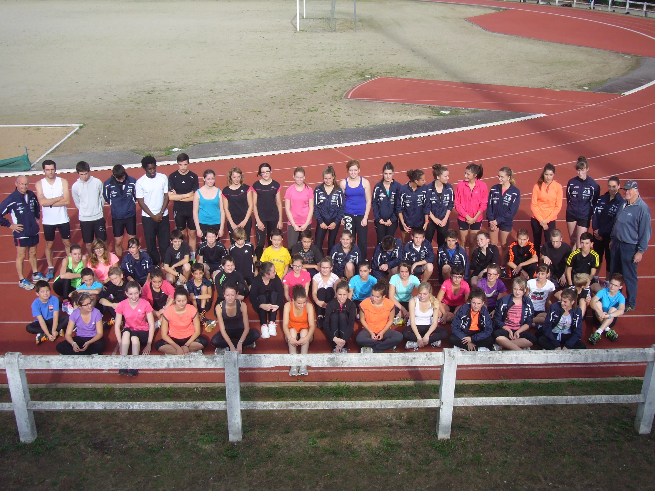 Le club à l'entraînement 2 club Athletisme Pays de Pontivy