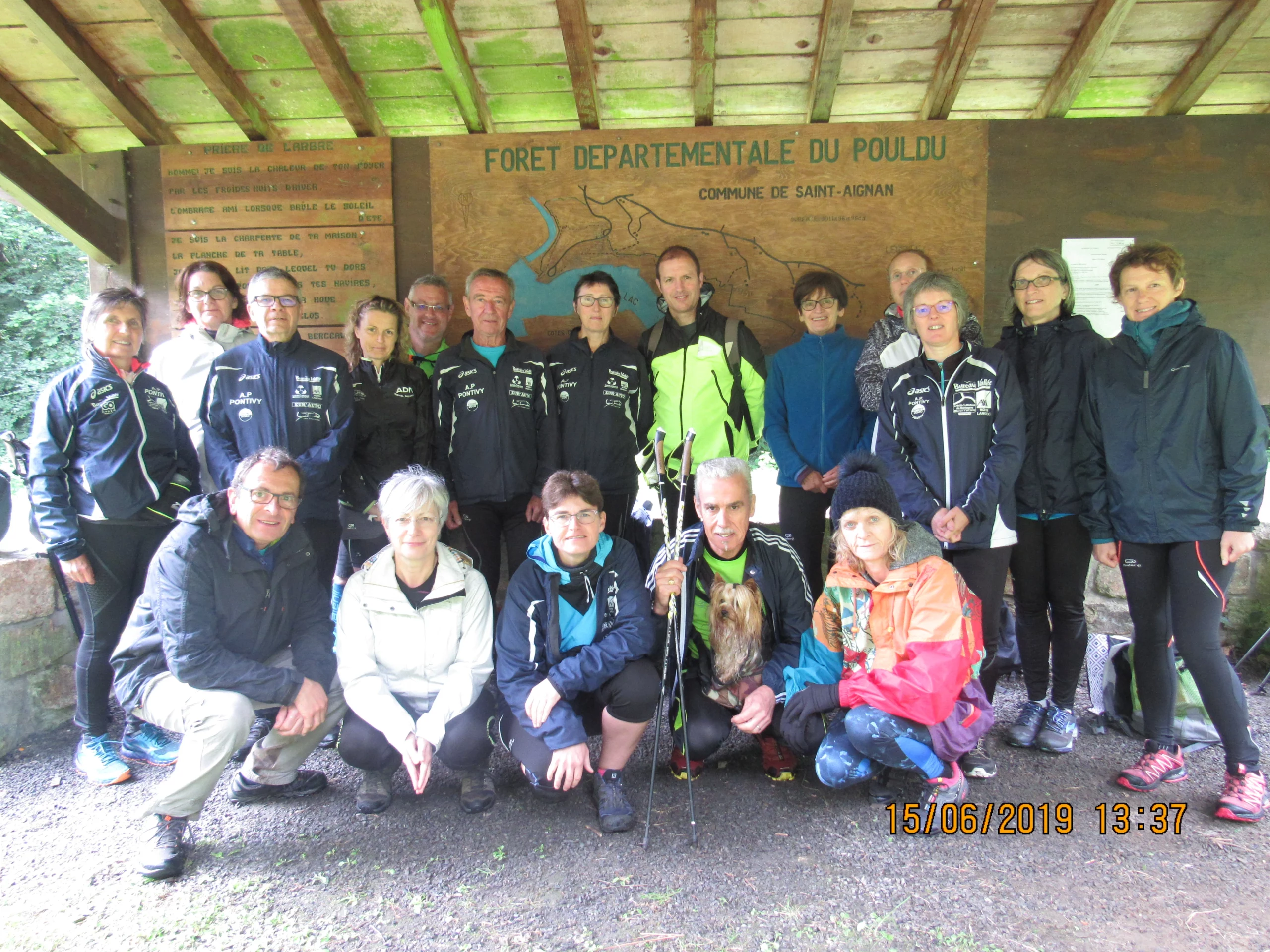 Marche Nordique Forat du Pouldu club Athletisme Pays de Pontivy