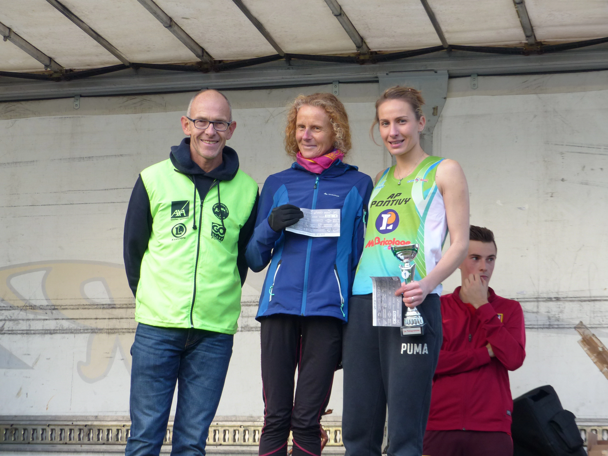 Podium Cross 2022 club Athletisme Pays de Pontivy