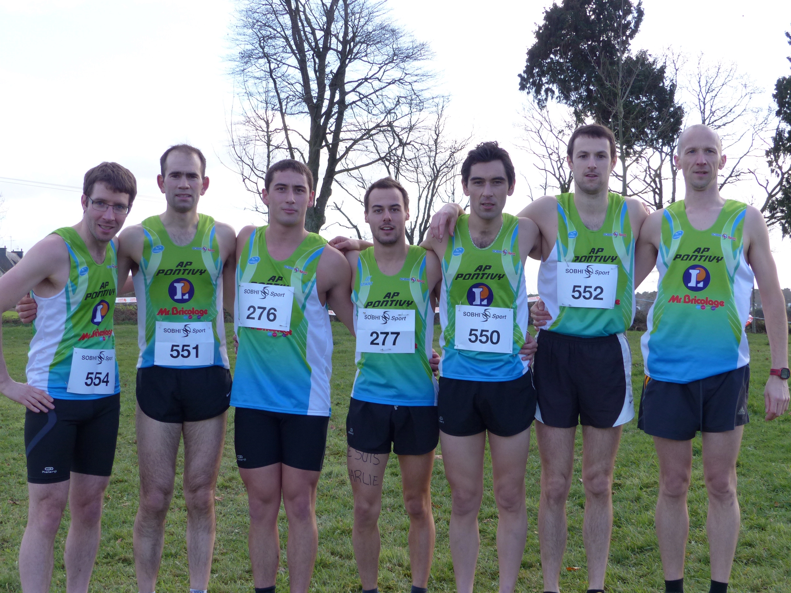 Seniors cross 2015 club Athletisme Pays de Pontivy