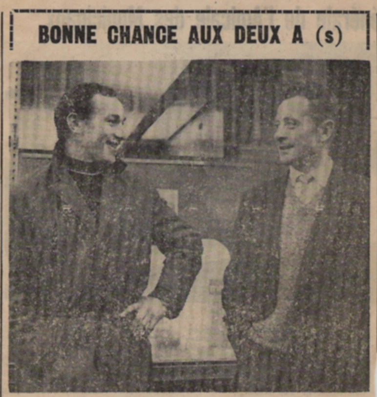 Armel Le Borgne et Alexis Chauvel avant la voix du Nord club Athletisme Pays de Pontivy