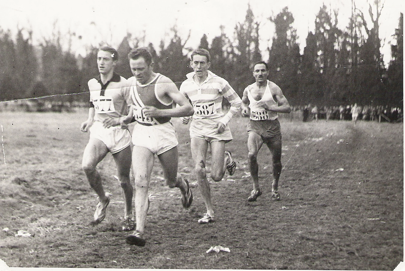 Cross GSI 1962 Fayolle Chauvel Vaillant Mimoun club Athletisme Pays de Pontivy